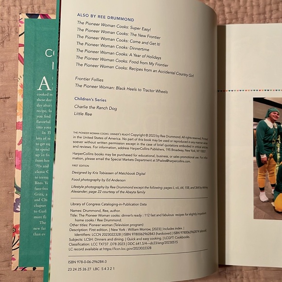 The Pioneer Woman Cooks cookbook “Dinner’s Ready” by Ree Drummond. Like new - Picture 4 of 7